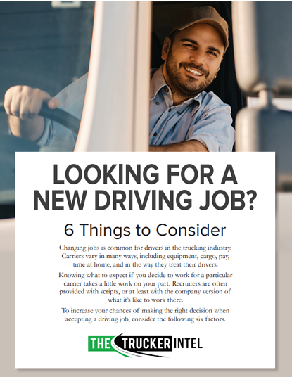 Looking For A New Trucking Job?